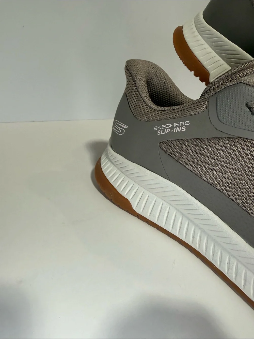 Skechers Women’s Taupe and Gum Lightweight Sneakers